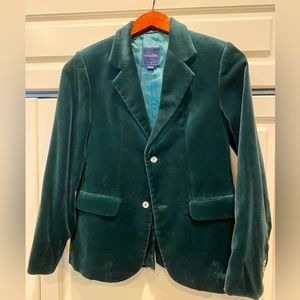 Oscar de la Renta boys velvet blazer